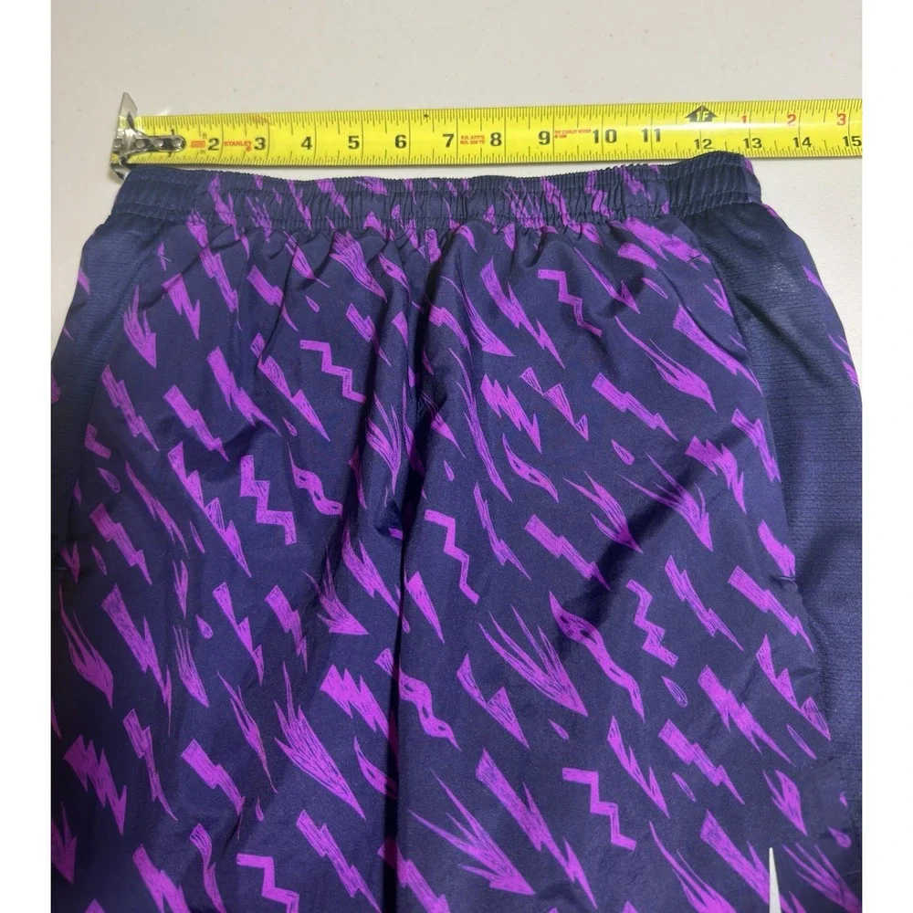 Nike Dri-FIT running shorts Men's Purple Abstract Athletic Small Regular